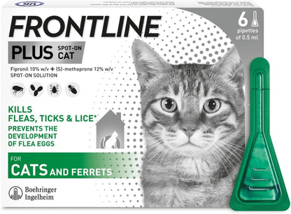 Frontline Cats Flea & Tick Treatment - 6 Pipettes