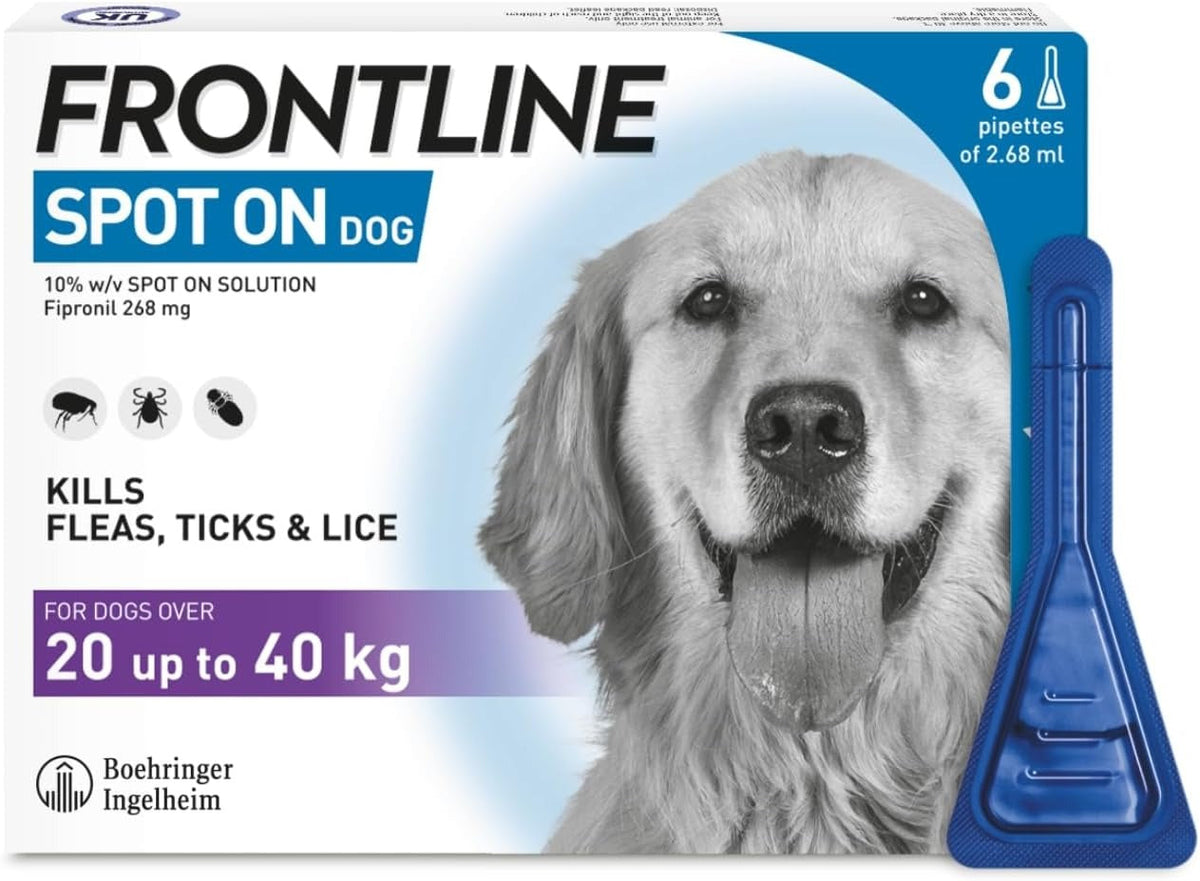 Frontline Spot On for Dogs – Monthly Flea & Tick Protection
